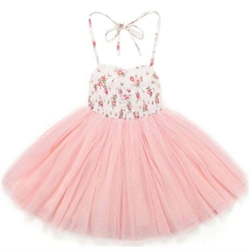 Flofallzique Toddler Tulle Dress for Birthdays and Parties