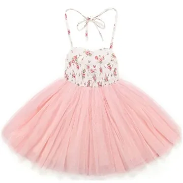 Flofallzique Toddler Tulle Dress for Birthdays and Parties