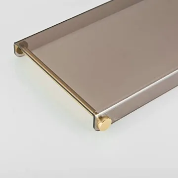 Luxury Bathtub Caddy Tray for All Bathtubs with Gold Handles