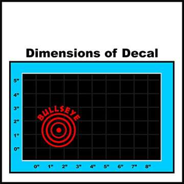 Sticker Connection | Potty Training Toilet Pee Target aim Bullseye for Boys | Decal Bumper Sticker D...