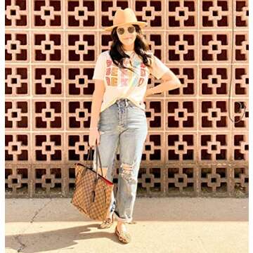 Blooming Jelly Womens Be Kind Shirt Short Sleeve Graphic Tees Loose Fit Tshirts Cute Casual Summer Tops Funny Teacher Outfits (US, Alpha, XX-Large, Regular, Regular, Multicolor)