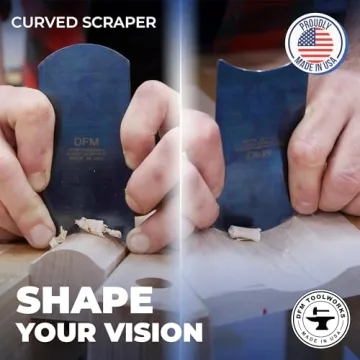 DFM Tool Works Curved Cabinet Scraper Cards Set - USA Made