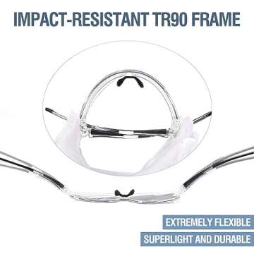 DUCO Kids Sunglasses Youth Baseball Sun Glasses Lightweight TR90 Frame UV400 Sports Cycling Shades for Boys Girls DK268