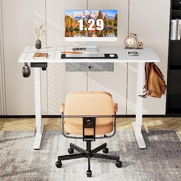 DUMOS Adjustable Electric Standing Desk 40 x 24 in