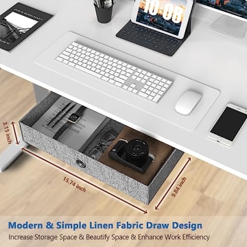 DUMOS Adjustable Electric Standing Desk 40 x 24 in