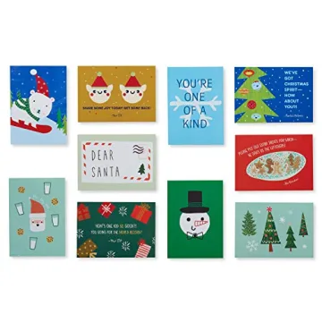 Mini Christmas Cards for Kids Lunch Boxes (40-Count) - American Greetings
