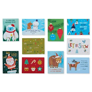 Mini Christmas Cards for Kids Lunch Boxes (40-Count) - American Greetings