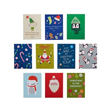 Mini Christmas Cards for Kids Lunch Boxes (40-Count) - American Greetings