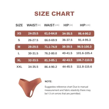 Comfortable Tichers Seamless Thongs for Women 6-Pack