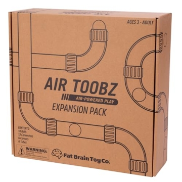 Fat Brain Toys Air Toobz Expansion - Creative Air-Powered Toy