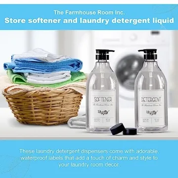 Farmhouse Room Laundry Detergent Dispenser Set - BPA Free