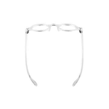 Beison Small Round Eyeglasses Stylish Clear Lens