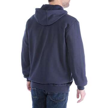 Carhartt Men's Loose Fit Full-Zip Sweatshirt - New Navy