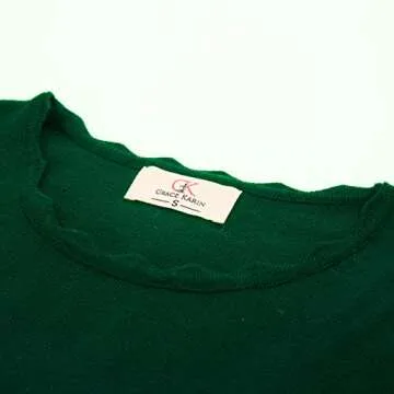 Grace Karin Women's Soft Long Sleeve Crew Neck Sweater