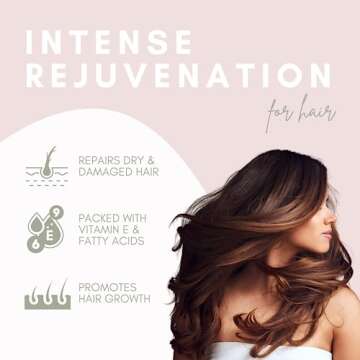 Leven Rose Jamaican Black Castor Seed Oil, Jamaican Black Castor Oil for Hair Growth, 100% Natural, ...