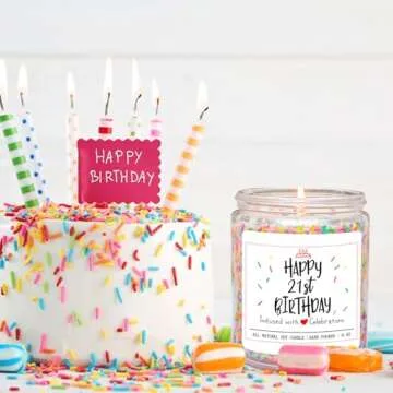 Homslover 21st Birthday Gift Candle - Perfect Present Ideas