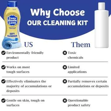 13oz Soft Cleanser Bundled With Soft Cleanser And Microfiber Towel - Stainless Steel Barkeepers Friend Cleaner for Pots and Pans, Cooktops, Hard Water Stains, Kitchens, Bathrooms & More Applications