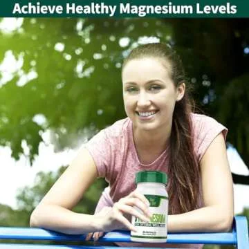 Magnesium Supplement with 9 Forms of High Absorption Magnesium: L-threonate, Glycinate, Citrate, Malate and More for Muscle, Brain Support, Non-GMO, Gluten & Soy Free, 60 Capsules
