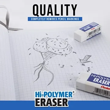 Pentel Hi-Polymer Erasers - Durable & Effective Erasing
