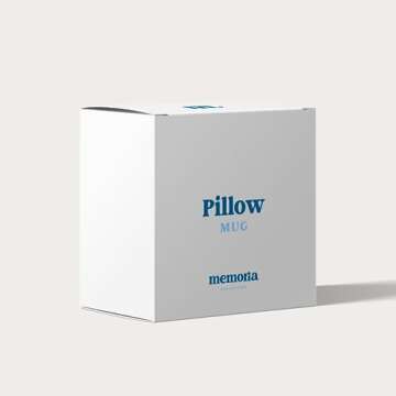 Memoria Collection Cloud Mug - Microwave Safe, Perfect For Coffee and Minimalist Design Lovers - Ceramic Tea Chubby Mug with Handle - Aesthetic Mug, 11oz