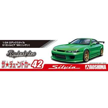 Aoshima 1/24 Scale Rodextyle Silvia Model Kit - Build Your Dream