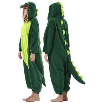 DarkCom Adult Dinosaur Onesie - Fun Cosplay Pajamas