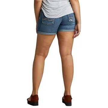 Silver Jeans Women's Boyfriend Mid Rise Shorts - Comfy & Stylish