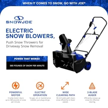 Effortless Snow Removal with Snow Joe Electric Blower