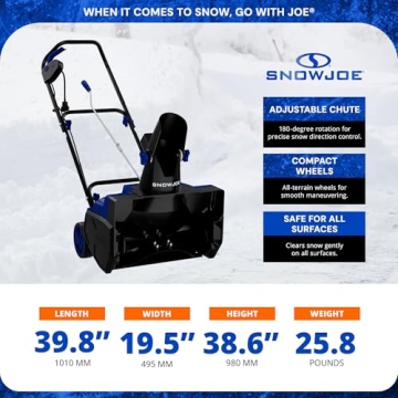 Effortless Snow Removal with Snow Joe Electric Blower