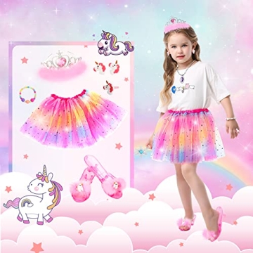 Princess Dress Up Set - 3 Themed Costumes for Girls
