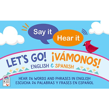 Let's Go! ¡Vámonos! Bilingual Sound Book for Kids