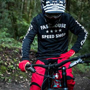 FASTHOUSE Dropper MTB Jersey (Black, Large) - Men's