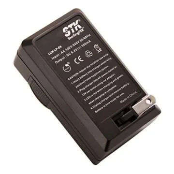 STK LP-E6 Charger for Canon LP-E6N Battery LPE6 Promaster LP-E6NH EOS R R5 R6 R7 5D Mark II III & IV 90D 70D 5Ds 6D 5Ds 80D 7D 60D 5Ds MKii MKii MKiii MKiv 5D4 LPE6N LPE6NH LP E6 E6N E6NH