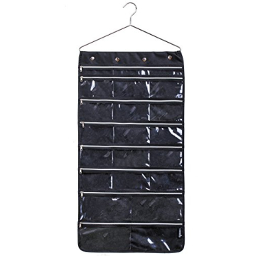 Misslo Jewelry Organizer - 44 Pockets with Zippers