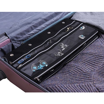 Misslo Jewelry Organizer - 44 Pockets with Zippers