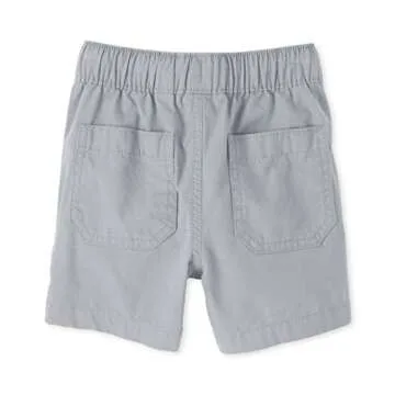 Children's Place Baby Boys Pull-On Jogger Shorts - Fin Gray