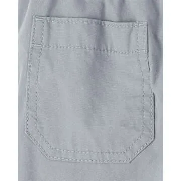 Children's Place Baby Boys Pull-On Jogger Shorts - Fin Gray