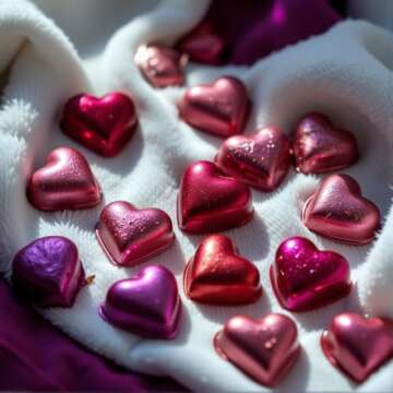 Luster Edible Glitter Dust Valentine‘s Set - 4 Colors for Cake Decorating, Drinks