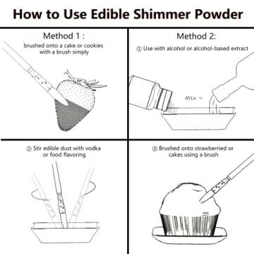 Valentine’s Luster Edible Glitter Dust Set - 4 Colors