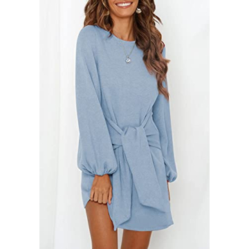 Chic elowin Womens Crewneck Sweater Dress for Autumn