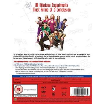 The Big Bang Theory Complete Series S1-12 Blu-ray [2019] [Region Free]