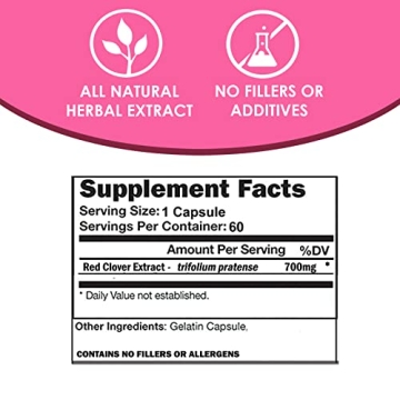 VH Nutrition Red Clover 700mg Hormone Balance & Support