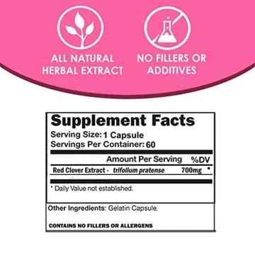 VH Nutrition Red Clover 700mg Hormone Balance & Support
