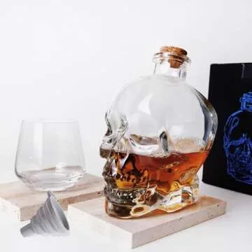 Skull Decanter - Unique Whiskey and Liquor Gift for All