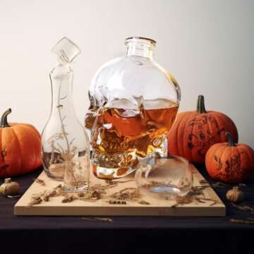 Skull Decanter - Unique Whiskey and Liquor Gift for All