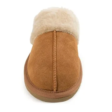 Minnetonka Women's Chesney Scuff Flat Cinnamon Slippers