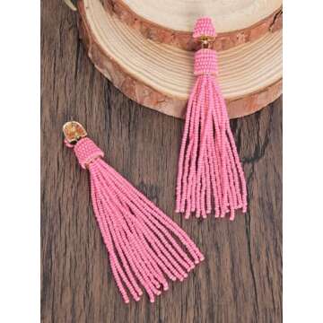 Stylish Handcrafted Boho Tassel Earrings for Any Occasion