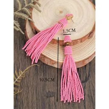 Stylish Handcrafted Boho Tassel Earrings for Any Occasion