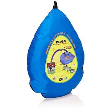 PUGG 4 Foot Pop Up Soccer Goal - Portable Training Futsal Football Net - The Original Pickup Game Go...