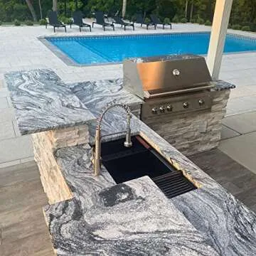 Undermount Black Workstation Kitchen Sink - 32 Inch